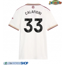 Maglie da calcio Arsenal Riccardo Calafiori #33 Terza Maglia Femminile 2025-26 Manica Corta